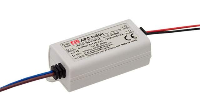 MEAN WELL LED Driver, 11/23 V Output, 8.05 W Output No | APC-8-350