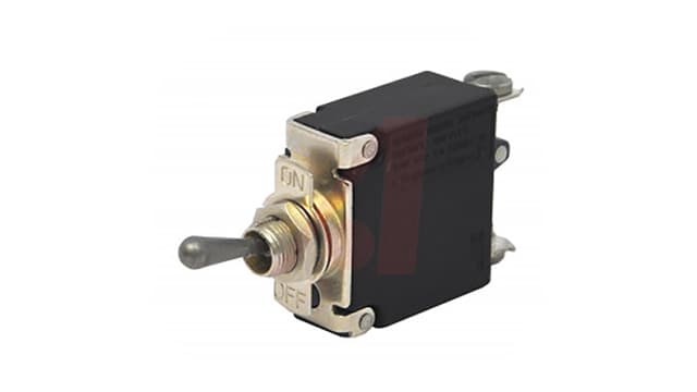 Carling Technologies Thermal Circuit Breaker - MS Single Pole 50V dc Voltage Rating Panel Mount, 20A Current Rating | MS1-B-14-620-3-1CB-A-C