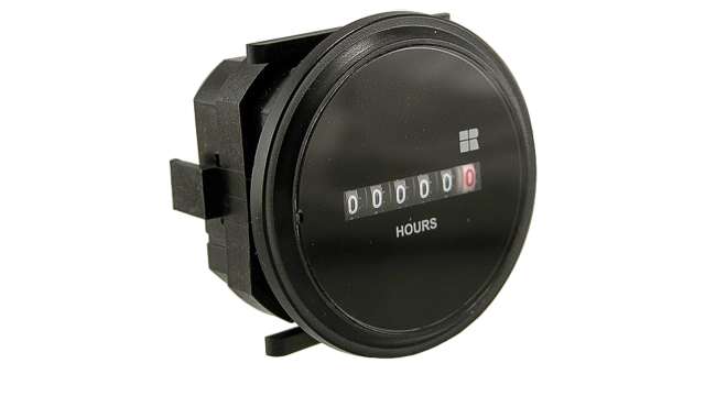 Trumeter 732 Hour Meter, 6 Digit Analogue, 10 → 80Hz, 10 → 80 V dc | 732-0003