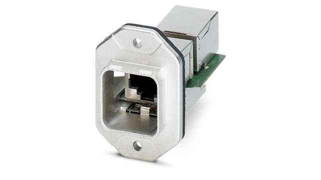 Phoenix Contact VS-PPC-F1-RJ45-MNNA-1R-FJJ Series RJ45 Unshielded Coupler | 1405361