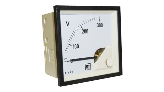 Sifam Tinsley Sigma Series Analogue Voltmeter AC, 68 mm, 68 mm | EQ74-V68X2N1CAW0ST
