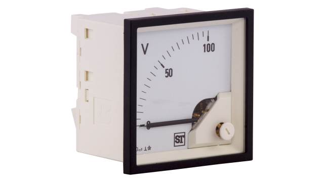 Sifam Tinsley Sigma Series Analogue Voltmeter DC, 68 mm, 68 mm | PQ74-V0ZL2N1CAW0ST
