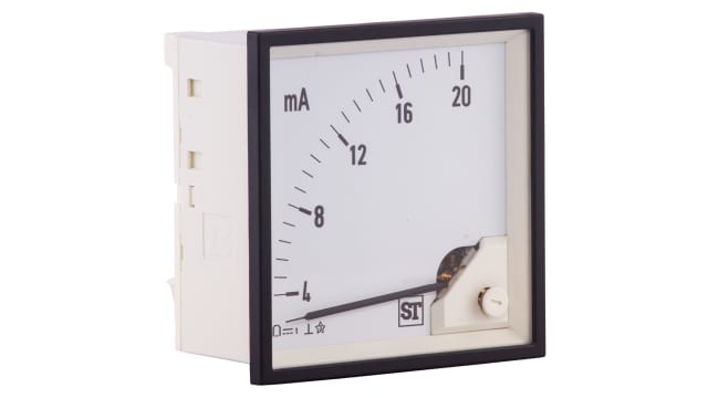 Sifam Tinsley Sigma Analogue Panel Ammeter 100 A DC Moving Coil | PQ94-I42S2N1CAW0ST