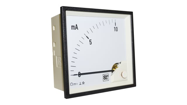 Sifam Tinsley Sigma Analogue Panel Ammeter 100 A DC Moving Coil | PQ94-I20L2N1CAW0ST