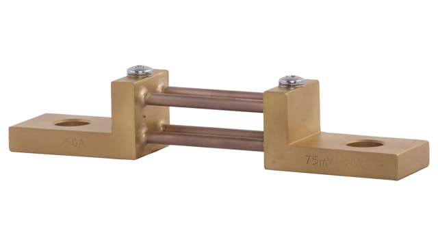 Sifam Tinsley Brass Ended Shunt, 250 A Max 75 mV, ±0.5 % Accuracy | YN01-22751WS000000
