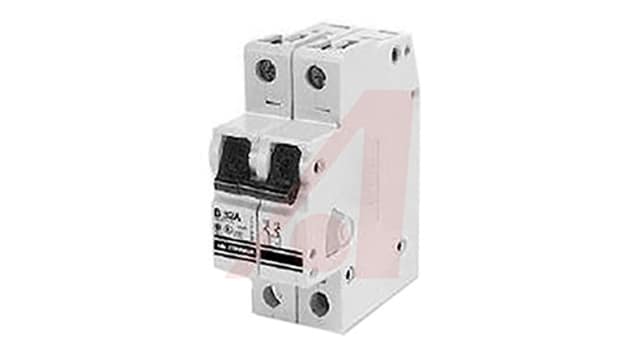 Altech Thermal Circuit Breaker - V-EA 2 Pole 480Y/277V Voltage Rating DIN Rail Mount, 13A Current Rating | 2GU13