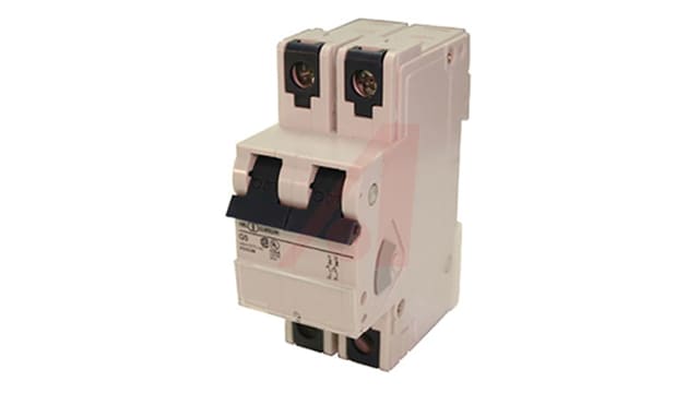 Altech Thermal Circuit Breaker - V-EA 2 Pole 277V Voltage Rating DIN Rail Mount, 16A Current Rating | 2D16UM