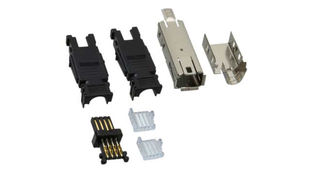 TE Connectivity, Type I Cable Straight Mini I/O Connector Female, 8 Way, Shielded | 2201864-1