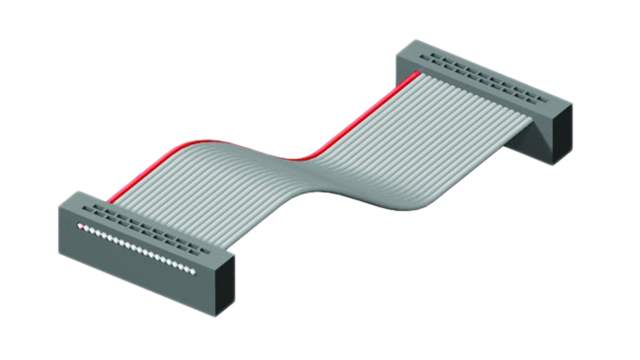 Samtec FFSD Series Flat Ribbon Cable, 34-Way, 1.27mm Pitch, 250mm Length, Tiger Eye IDC to Tiger Eye IDC | FFSD-17-D-10.00-01-N