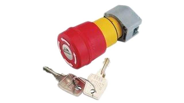 EAO, Key Release, Emergency Stop Push Button Head 37 mm Diameter | 704.066.2
