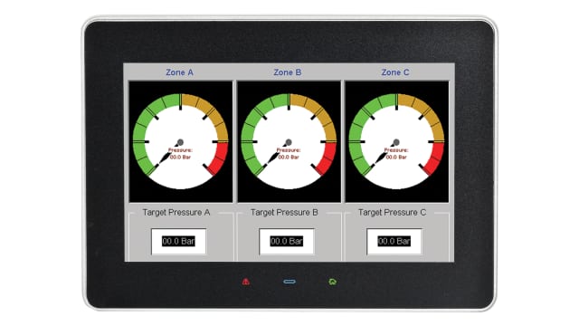 Red Lion Programmable Series Touch Screen HMI - 177.8 mm, TFT Display, 800 x 480 pixel | G07C0000