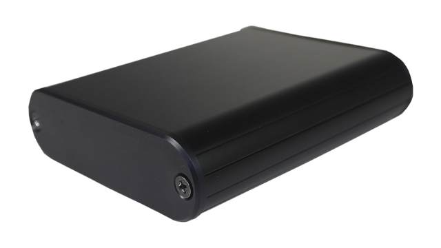 Takachi Electric Industrial MXA Series Black Aluminium Handheld Enclosure, IP40, IP67, 94 mm x 24 mm x, 82 mm | MXA2-8-9BBP