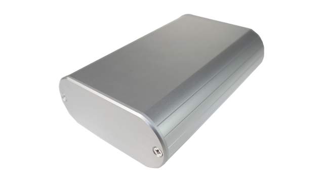 Takachi Electric Industrial MXA Series Silver Aluminium Handheld Enclosure, IP40, IP67, 140 mm x 40 mm x, 95 mm | MXA4-10-14SSP