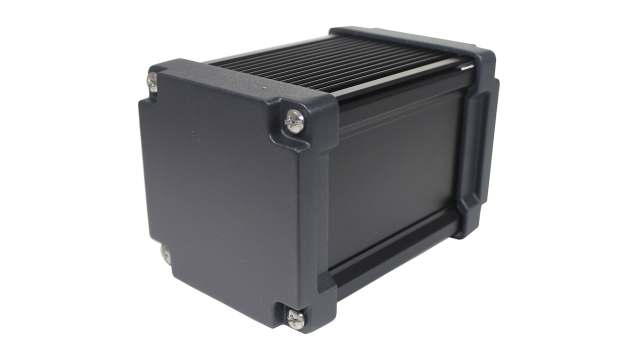 Takachi Electric Industrial AWN Black Aluminium Heat Sink Case 86.3 mm, 125 mm, 86.3 mm | AWN9-9-13EBB