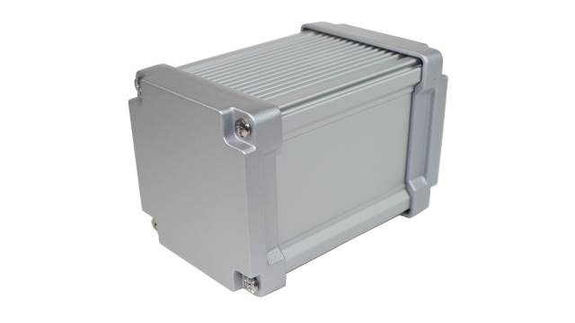 Takachi Electric Industrial AWN Silver Aluminium Heat Sink Case 86.3 mm, 125 mm, 86.3 mm | AWN9-9-13ESS