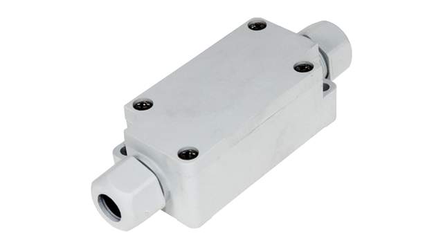 Takachi Electric Industrial TMC Series Grey Plastic Junction Box, IP65, 3 Terminals, 65 mm, 33 mm 24 mm | TMC-3PG