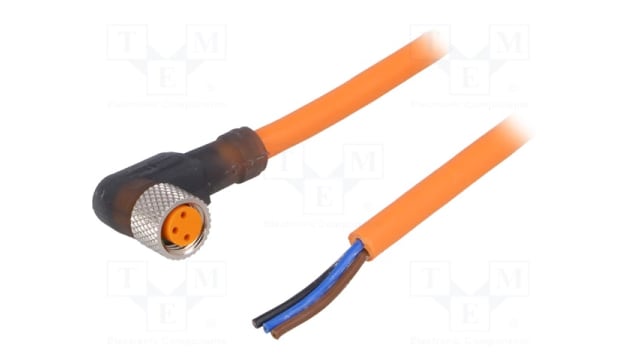 Hirschmann Female 3 way Right Angle to Unterminated Sensor Actuator Cable | 11325 RKMWV 3-06/5 M