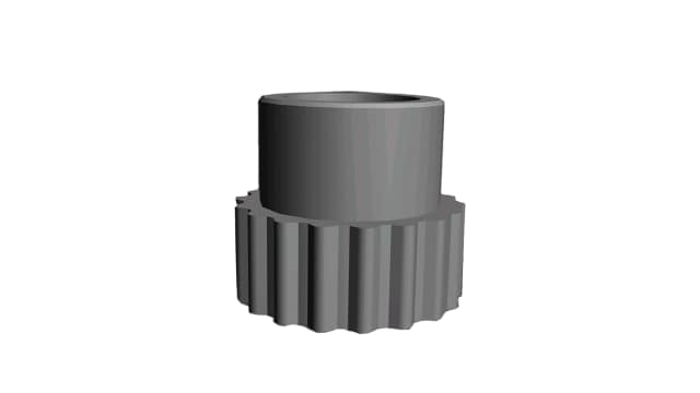 TE Connectivity Male Circular Connector Dust Cap, Shell Size 2.5, Polybutylene Terephthalate | 185636-1