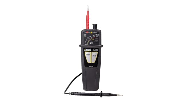 Chauvin Arnoux CA 742, LED Voltage tester, 690 V ac, 750V dc, Continuity Check, Battery Powered, CAT IV | P01191742Z