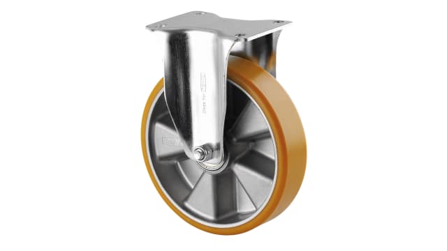 Tente Fixed Castor Wheel, 600kg Capacity, 200mm Wheel | 3678ITP200P63