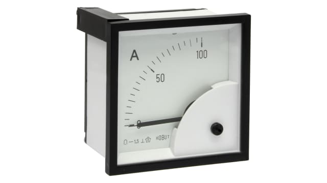 HOBUT Analogue Panel Ammeter AC/DC | D72MC75MV/0-100A