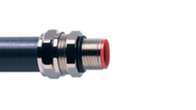 Adaptaflex Conduit Nickel, Conduit Fitting, 32 mm Nominal Size, M32, Brass, Silver IP67  rating | SPL32/M32/A/pk2