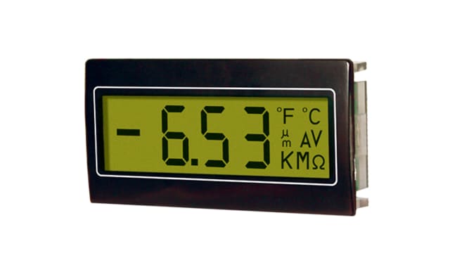 Trumeter LCD Digital Panel Multifunction Meter for Voltage,  68 mm  x 33 mm | DPM952