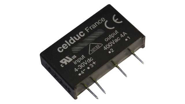 Celduc SK Series Solid State Relay, 5 A Load, PCB Mount, 280 V ac Load, 10 V dc Control | SKB10420