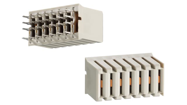 ERNI, ERmet 2 mm Pitch Universal Power Module Backplane Connector, Vertical Female, 5 Column, 4 Row, 7 Way | 254016 / 5223995-4