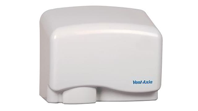 Vent-Axia Automatic ABS Hand Dryer 1.25 kW, 160 mm x 225 mm x 275 mm | Easy Dry 1.25KW ABS