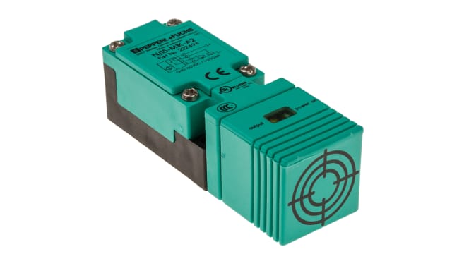 Pepperl + Fuchs Inductive Block Proximity Sensor, 15 mm Detection, PNP NO+NC, 10 → 60 V dc | NJ15-M1K-A2