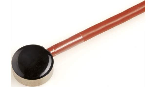 Electrotherm PT100 RTD Sensor, 12mm Dia, 4mm Long, Patch Sensor, F0.3 +90°C Max | K13S-E-3LS-90C