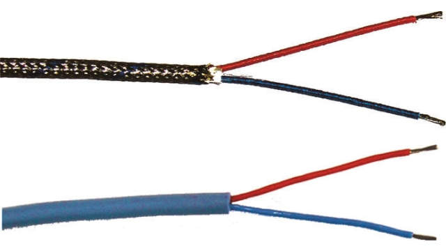 Jumo Type L Thermocouple & Extension Wire, 10m, Unscreened, Fibreglass Insulation, +350°C Max | 909723/0001