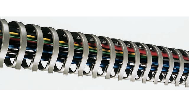 Hager Standard Grey - Flexible Slot, W33 mm x D31 mm, L0.5 m, Polyamide | M5692/7035