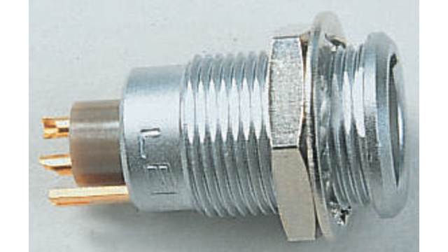 LEMO Circular Connector, 10 Contacts, Panel Mount, 22 mm Connector, Socket, Female, IP50, 3B Series | EGG.3B.310.CLL