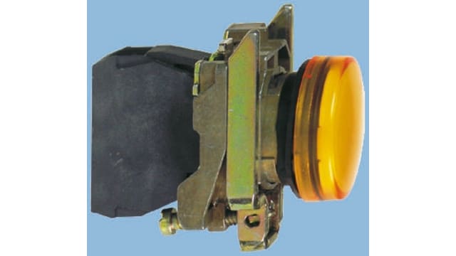 Schneider Electric, Harmony XB4, Panel Mount Green LED Pilot Light, 22mm Cutout, IP65, 120V ac/dc | XB4BVBG3EX