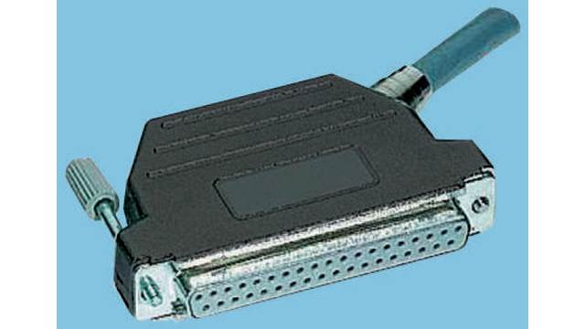 HARTING D-Sub Series Thermoplastic Right Angle D-Sub Backshell, 15 Way Strain Relief | 09670150434