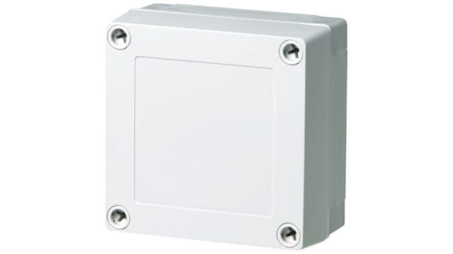 Fibox ABS Series Grey Light Grey Lid ABS Enclosure, IP67, IP66, IK07 75 mm, 130 mm, 130 mm | ABS 125/75 HG ENCLOSURE