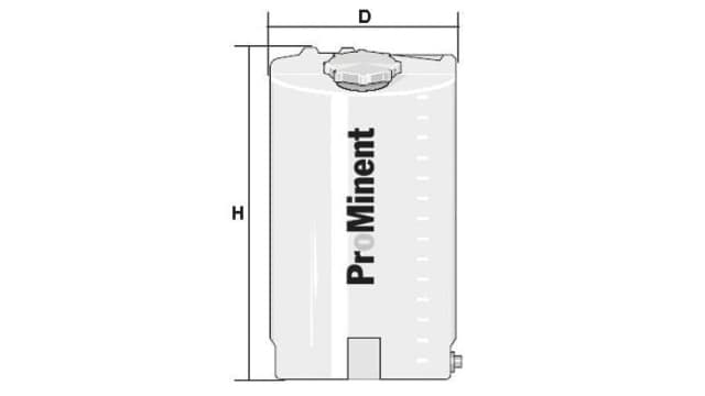 ProMinent Polyethylene 60L Chemical Tank, 791994 | 791994
