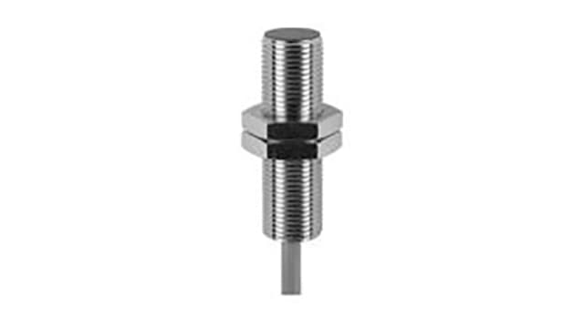 Baumer Inductive Threaded Barrel Proximity Sensor, M12, 6 mm Detection, PNP NO, 6 → 36 V dc | IR12.P06S-F40.PO1Z.7BCV