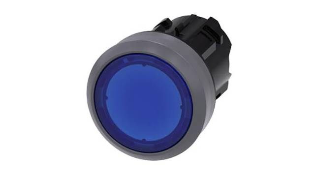 Siemens SIRIUS ACT 3SU10 Series Blue Momentary Push Button Head, 22 mm Cutout, IP67, IP69K, IP66 | 3SU1031-0AB50-0AA0