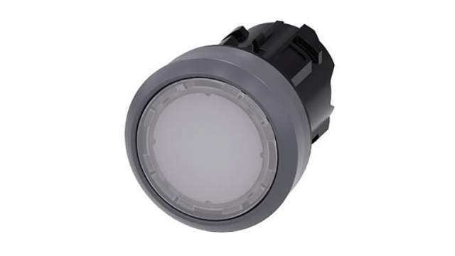 Siemens SIRIUS ACT 3SU10 Series White Momentary Push Button Head, 22 mm Cutout, IP69K, IP67, IP66 | 3SU1031-0AB60-0AA0