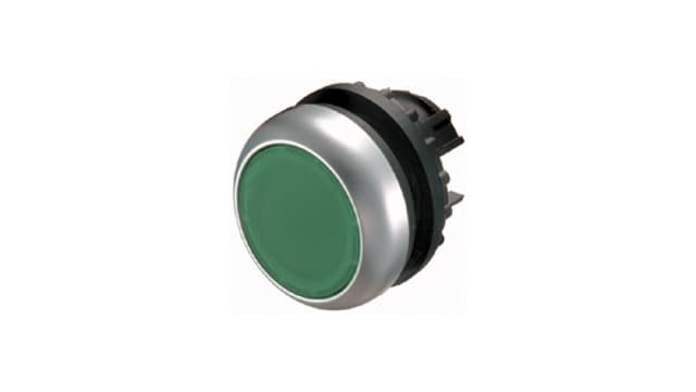 Eaton RMQ Titan M22 Series Green Maintained Push Button Switch, 22 mm Cutout, IP69, IP67, IP66 | 216619 M22-DR-G