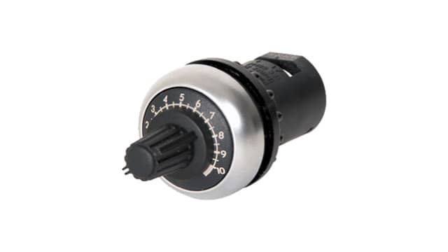 Eaton RMQ-Titan 4.7kΩ Rotary Potentiometer Front Mount, 232232 M22S-R4K7 | 232232 M22S-R4K7