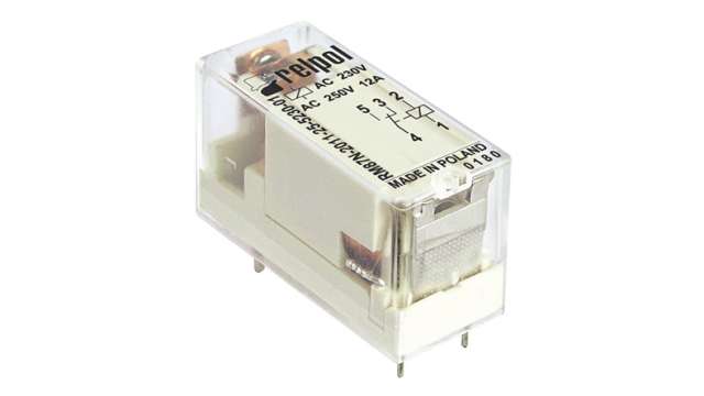 Relpol PCB Mount Power Relay, 110V ac Coil, 12A Switching Current, SPDT | RM87N-2011-35-5110