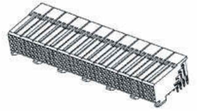 TE Connectivity, Z-PACK 2 mm Pitch Futurebus+ Backplane Connector, Right Angle Female, 4 Row, 48 Way | 5536510-2