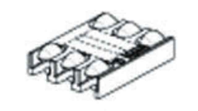 TE Connectivity 6 Way Push Pull SIM Memory Card Connector, Solder | 1-1705300-5