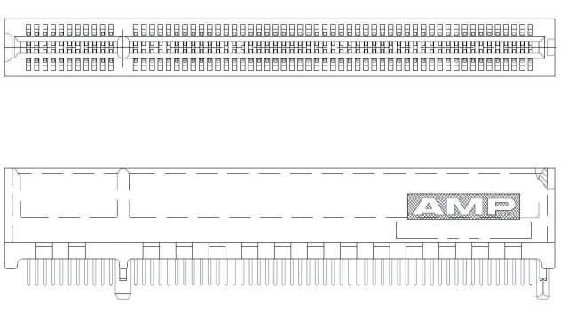 TE Connectivity PCI & PCIe Series Straight Edge Connector, Through Hole, 120-Contacts, 1.27 mm Pitch, 2 Row, Solder | 1-5145154-2