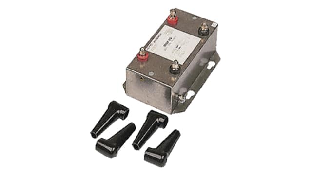 Roxburgh EMC, MDF 25 A 250V ac 60 Hz, Flange RFI Filter, Stud 1 Phase | MDF25