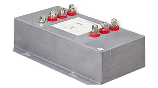 Roxburgh EMC, MDF 50 A 480V ac 60 Hz, Flange RFI Filter, Stud 1 Phase | MDF350